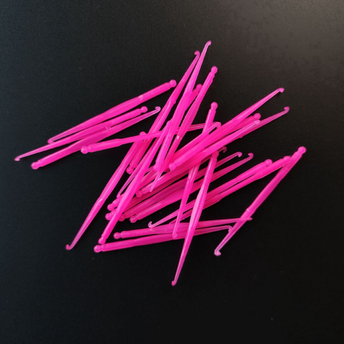 Europe and the United States cross-border plastic color small crochet rainbow rubber band knitting accessories small crochet bracelet knitting crochet