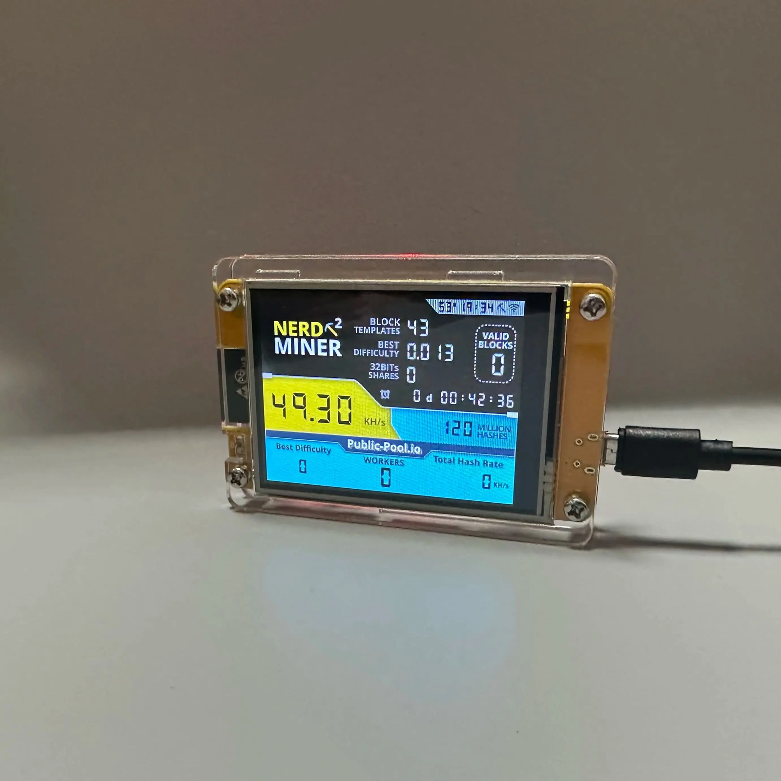 Cross-Border First Choice Large Quantity in Stock 2.8inch Lotto Machine Nm Miner High Computing Power Low Power Consumption 1010Kh/S