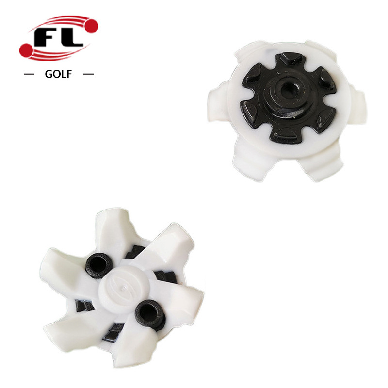 Foley Sports factory direct sales new golf spikes golf spikes fast rotating short teeth with hole spikes
