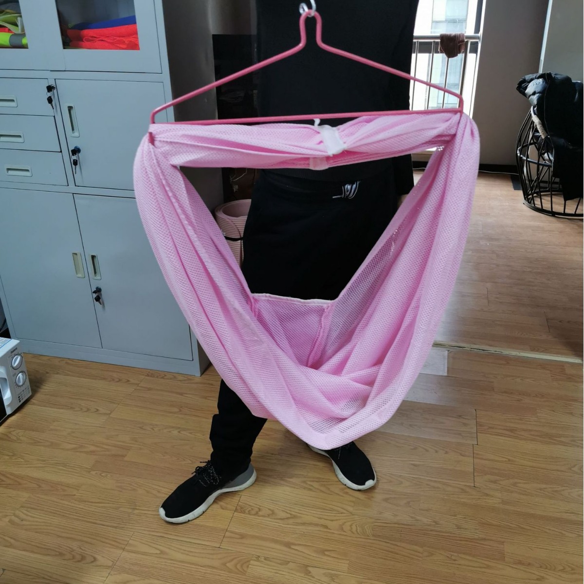 Cross-Border Baby Hammock Special Mesh Polyester Fabric Mesh Fabric New Wholesale Manufacturer Supply