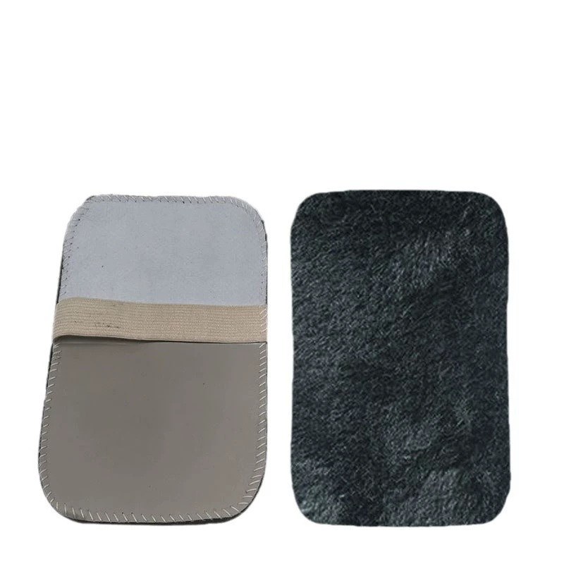 Shoe Polishing Gloves, Imitation Wool Shoe Polishing Cloth, Soft-Bristled Shoe Scrubbing Shoe Polishing Gloves, Brush, Dust Removal, Leather Shoe Polishing Cloth