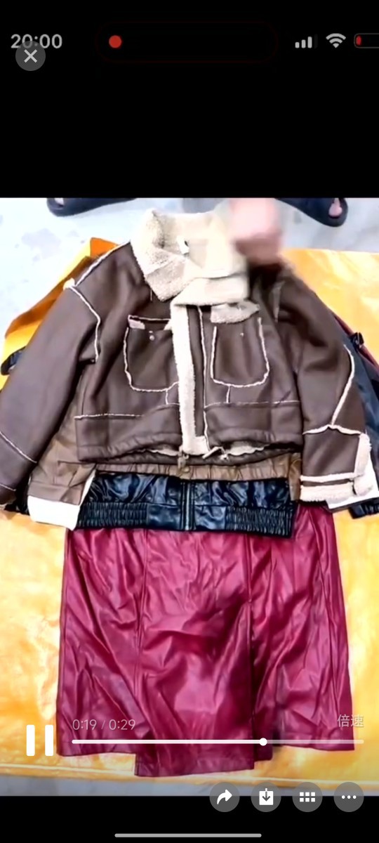 Old Clothes Women's Leather Jacket Jacket New Fashion Fur One-Piece Short Jacket Stand Collar Motorcycle Jacket Outerwear for Women