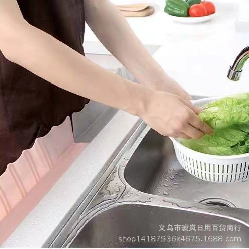 Kitchen Sink Baffle Bathroom Sink Anti-Splash Household Sink Countertop Anti-Strip Pool Baffle