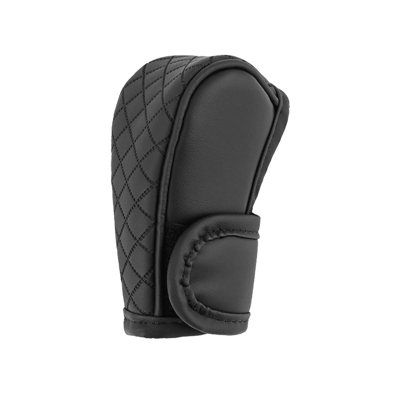 Embossed Gear Cover Car Gear Protective Cover Car Leather Breathable Gear Cover Universal Gear Cover Car Supplies