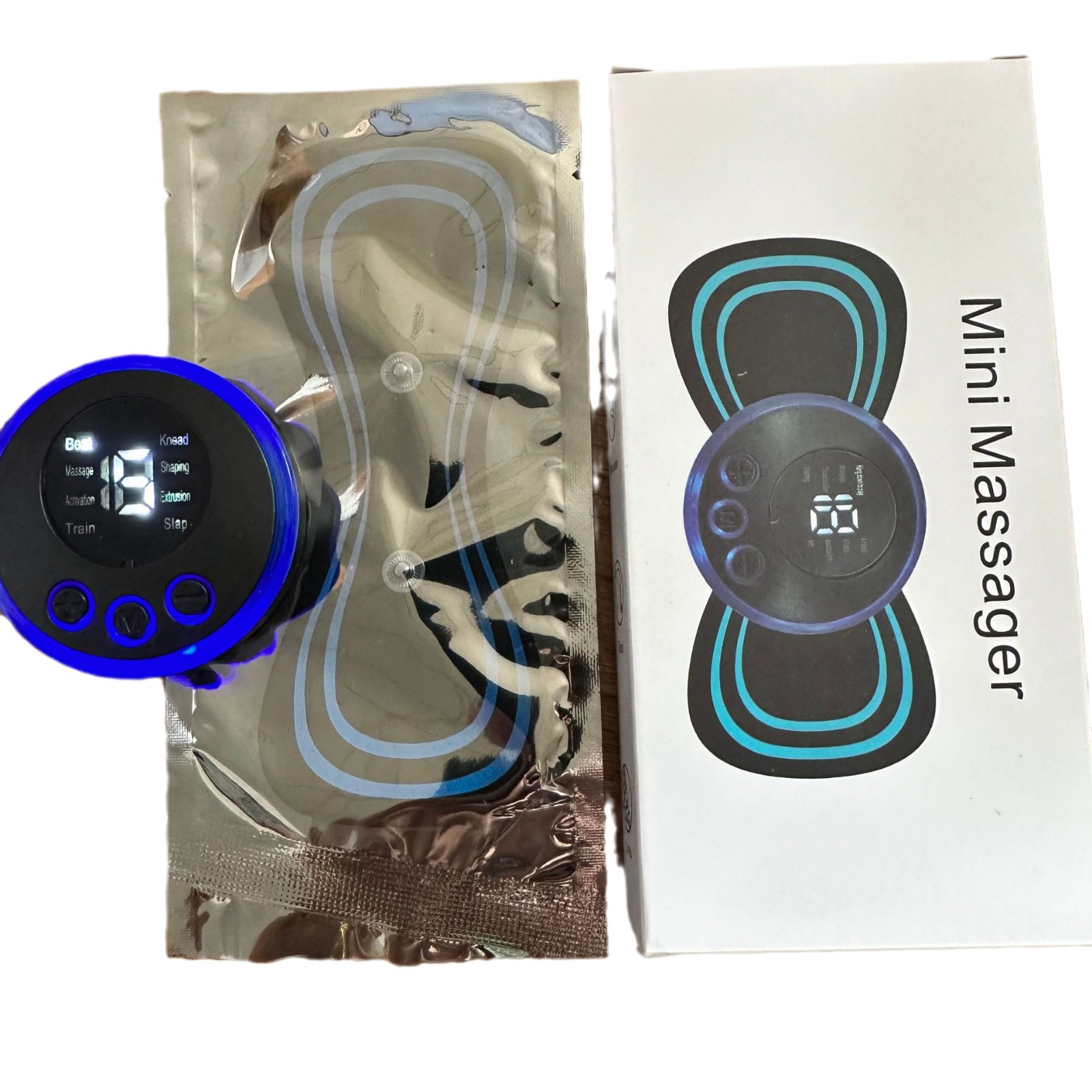 Intelligent portable cervical vertebra massage patch micro current shoulder and neck massage patch low frequency pulse USB to relieve fatigue