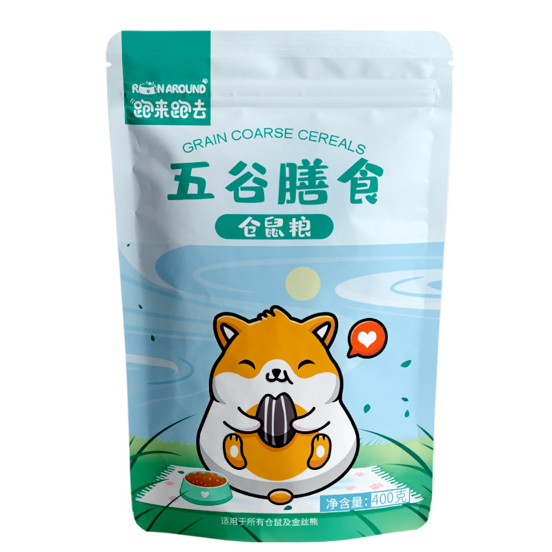 Running around factory direct hamster food small pet food seafood food feed golden bear food 400G
