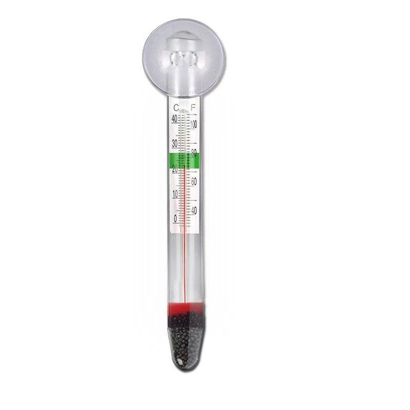 Fish Tank Thermometer Floating Water Thermometer Aquarium Thermometer Glass Chubby Iron Sand Water Thermometer to Measure Water Temperature and Temperature