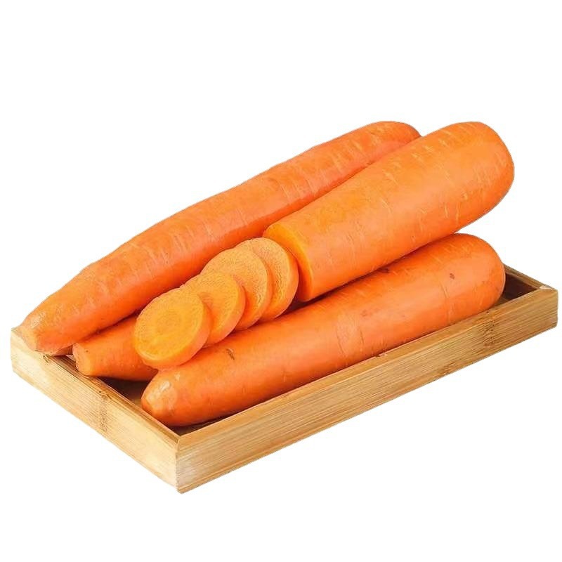 Freshly Dug Carrots 2.5kg Fresh Farm Vegetables Crispy Sweet Sandy Raw Red and Yellow Heart Carrots Free Shipping
