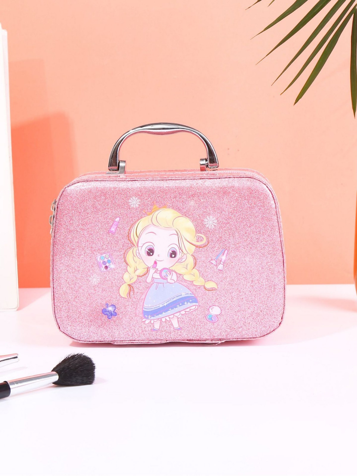 Unicorn little beauty makeup case carrying convenient toy storage one wholesale