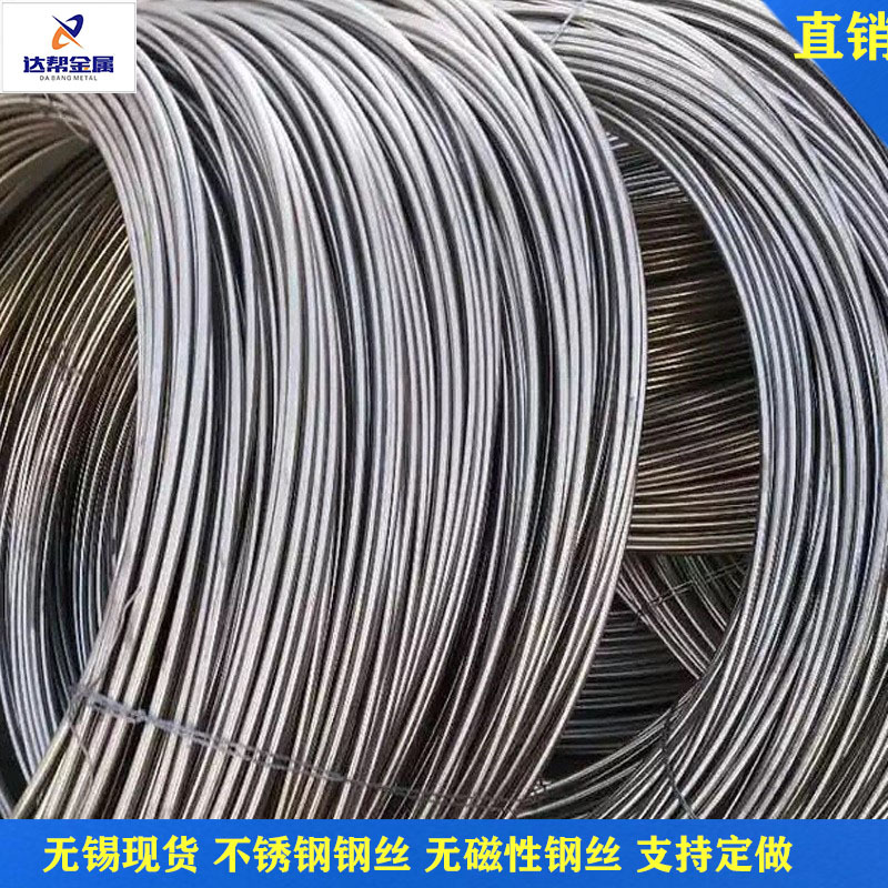 Spot Steel Wire 304 Stainless Steel Wire Spring Steel Wire 316L Non-Magnetic Steel Wire 201 Medium Hard Soft Steel Wire at Preferential Price