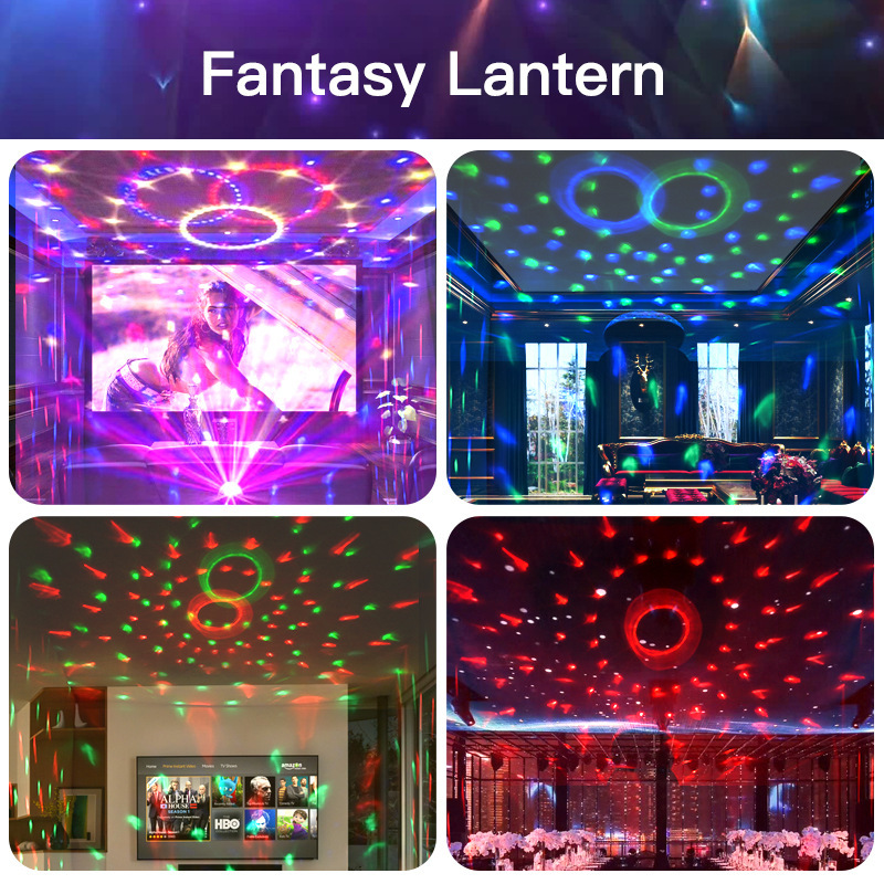Household Colorful Magic Ball Light, Disco Atmosphere Light, Bluetooth Audio Light Ball, Dormitory Singing Flash Light, Room Atmosphere Light