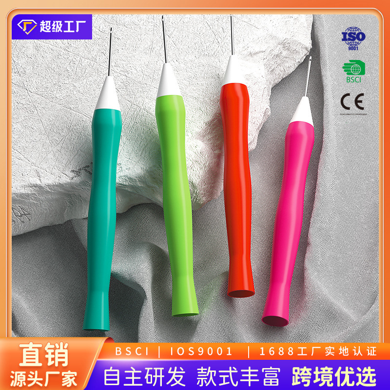 Оптовая продажа 1.6мм штамп игла набор для вышивки специальный многоцветный простой штамп цветочной иглы