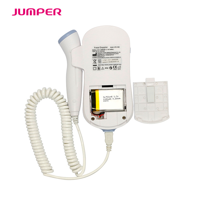 Jumper Export Cross-Border Export Fetal Heart Rate Meter English Packaging Fetal Doppler Jpd-100E