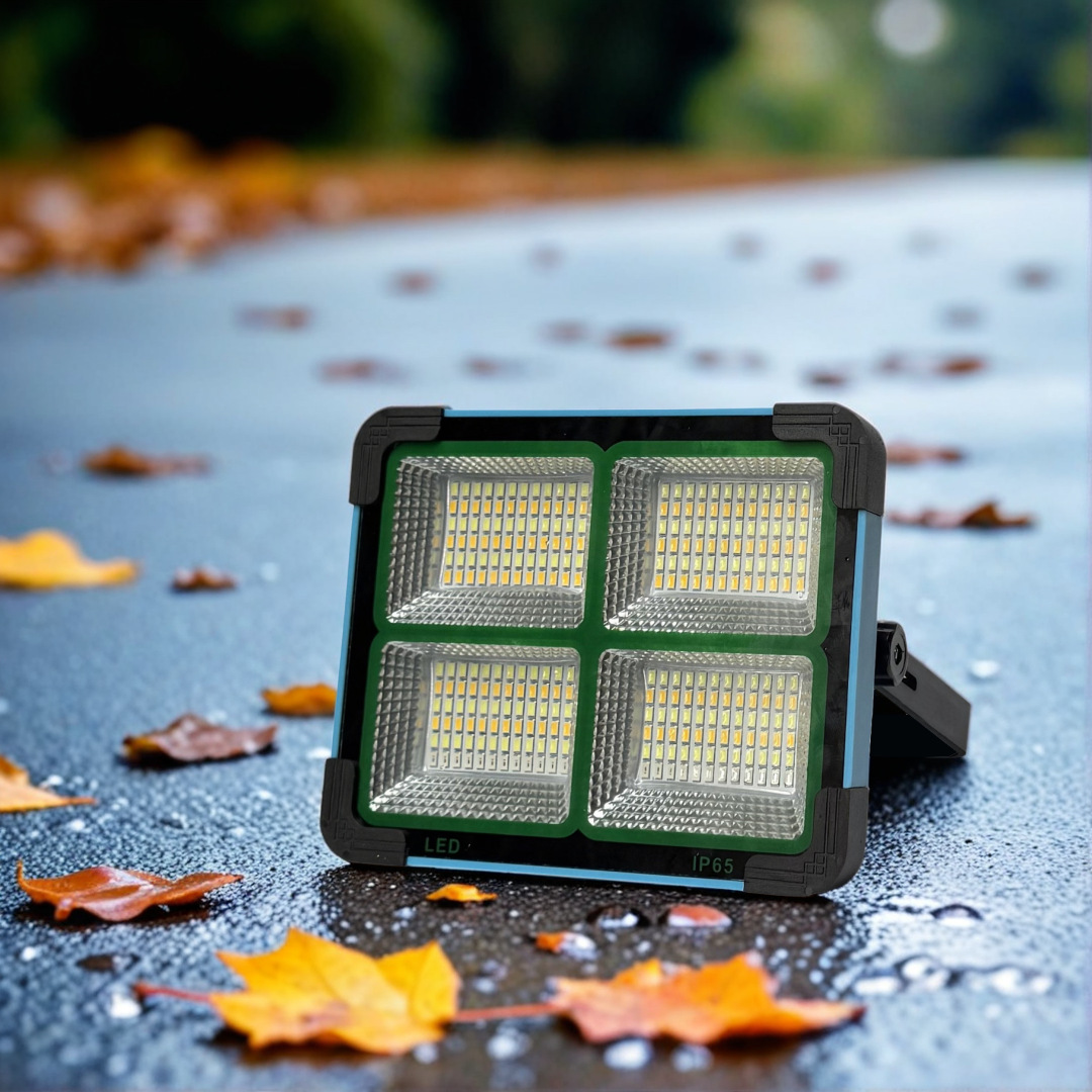 Solar Floodlight Flip-Top Ultra-Bright Rechargeable Light Outdoor Light Camping Style Ultra-Long Battery Life Led Lighting Street Stall