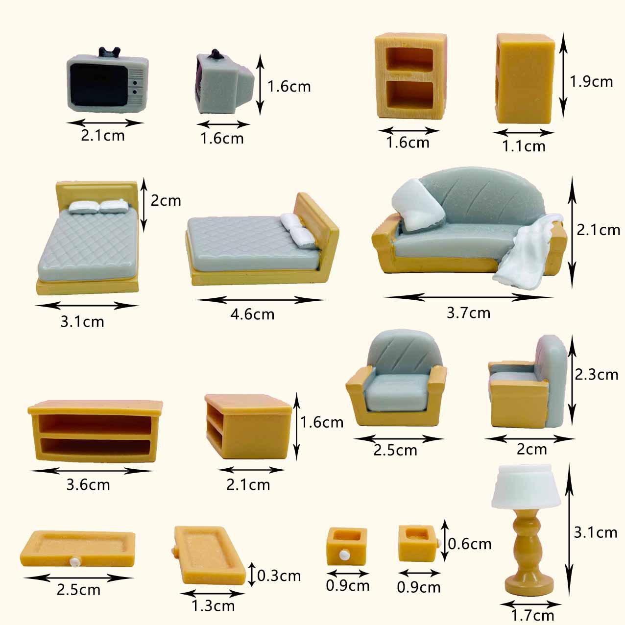 Creative Artificial Mini Pocket Furniture Play House DIY Dollhouse Landscaping Decoration Desktop Small Ornaments