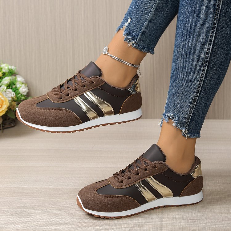 Women's Sports Shoes New Sports Shoes Student Sneakers Shoes Women's Flat Foreign Trade Sports Walking Work Casual Shoes
