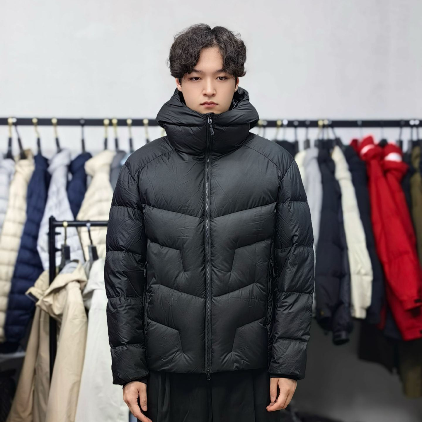 Куртка из утиных перьев Snow Mountain 5000Gt зимняя модель унисекс 1000 Fill Power белая для активного отдыха новая модель