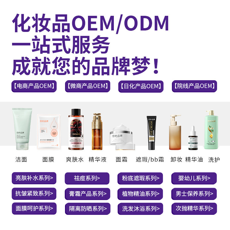 Oem Beauty Salon Facial Kit Blue Copper Peptide Water Light Essence Soothes and Repairs Acne Marks Without Hanging Net Customization