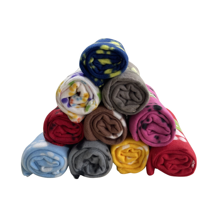 [100 postage] in stock cross-border Asian hot pet paw blanket pet blanket wholesale generation