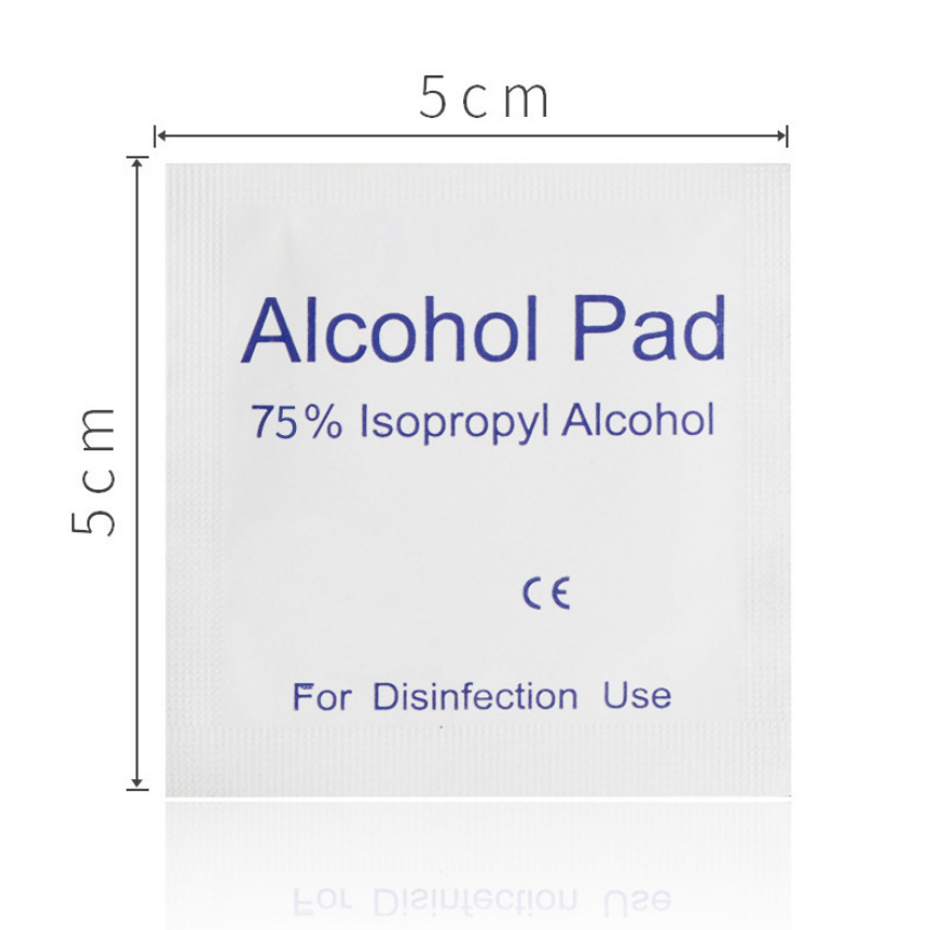 Disposable alcohol cotton 75 degree cleaning wipe clean nail jewelry tableware mobile phone screen poison alcohol Cotton