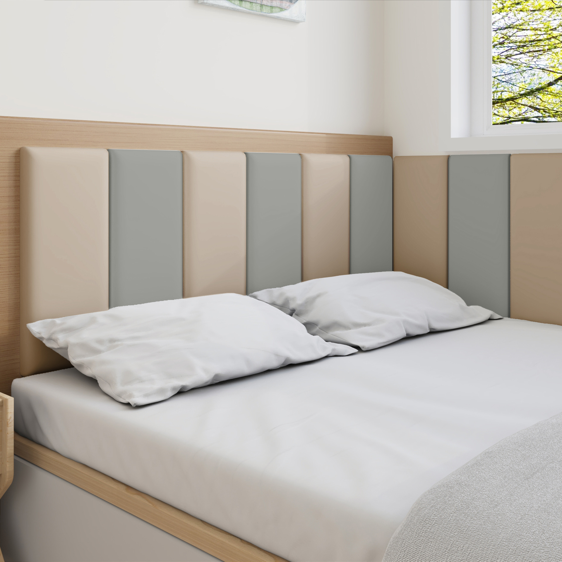 Самоклеящаяся стенка без формальдегида, мягкая упаковка для детской комнаты