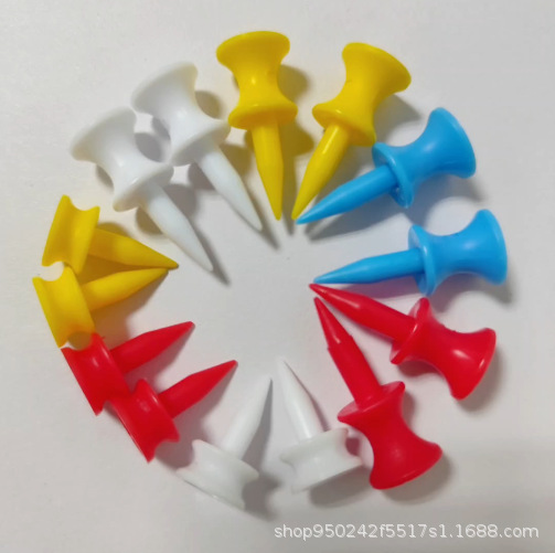 Golf Spikes Golf Tee Serving Table Golf Supplies Plastic Spikes Cross-Border Hot Sale