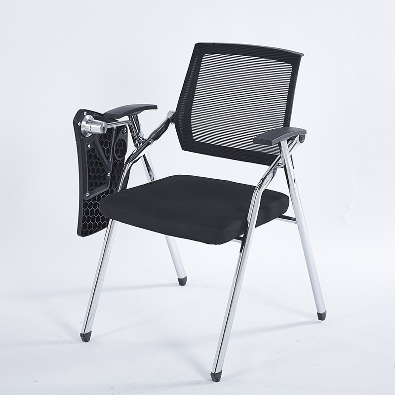 Folding Conference Chair Training Chair with Table Board Office Chair Backrest Chair School Training Room Folding Chair Computer Chair