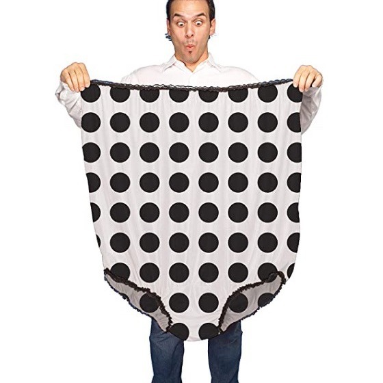 Halloween Costumes, Christmas and Valentine's Day Gifts, Large Underwear, New and Unique Funny Pants, Polka Dot Panties, Lace Pants