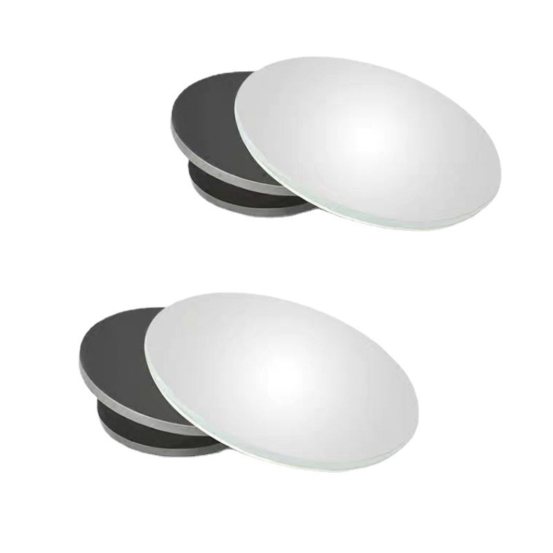 Car small round mirror rearview mirror 360 degrees adjustable wide angle reversing mirror reflector blind spot mirror HD auxiliary mirror