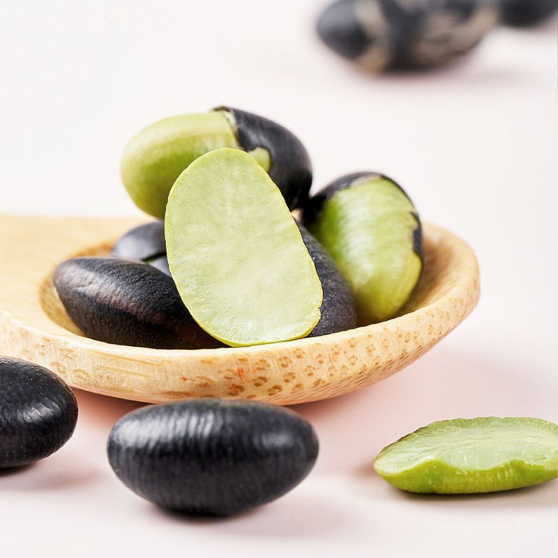 Black Beans 500g Canned Ready-To-Eat Black Beans Salt Fried Black Beans Dry Goods Chickpeas Pregnant Women Casual Nut Snacks Wholesale