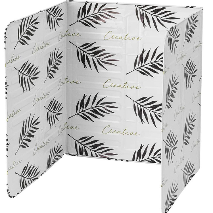 Gas stove oil baffle thickened cooking aluminum foil oil baffle Nordic oil fume baffle waterproof splash gas stove oil baffle