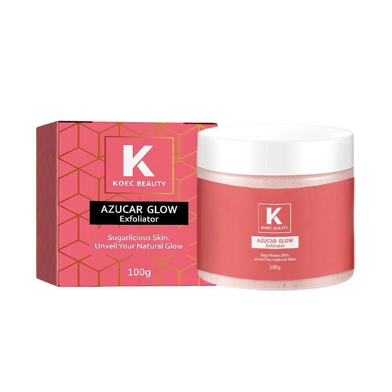KOEC Cross-border Facial Frosting Scrub Moisturizing Deep Cleansing Facial Exfoliating Cream English in stock Wholesale