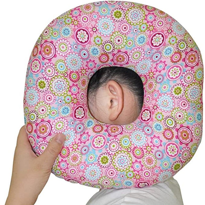 Hollow seat cushion lumbar support ear hole repair medical ear donut ear protection pillow side sleeping pillow