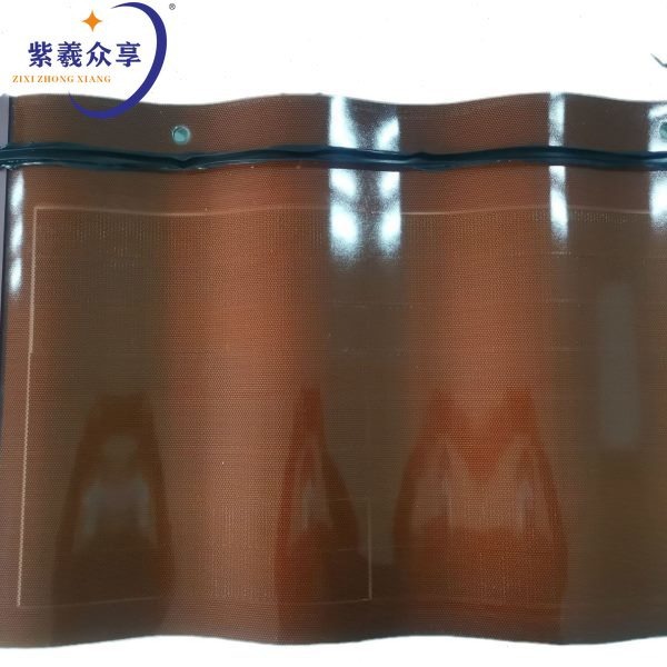 Curved Solar Tile Photovoltaic Tile Household Roof Power Panel BIPV Building Hanwa Waterproof and Heat Insulation