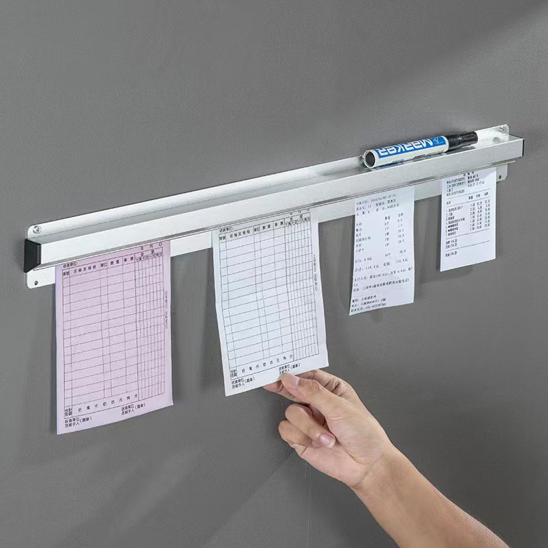 Клипса для меню на стенде ресторана, настенная, для одноразового использования, без перфорации