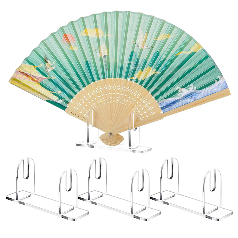 Кросс-бордерная акриловая подставка для веера, подставка для дисплея, подходит для подставки для складного веера