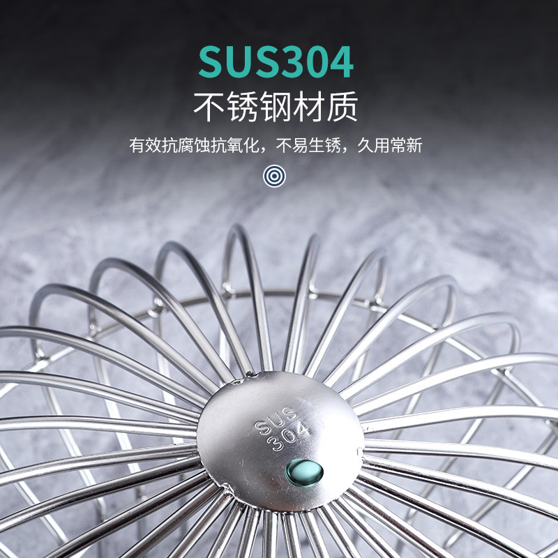 Outdoor Thickened Stainless Steel Floor Drain Plug-In Garden Outdoor Round Rooftop Clogged Mesh Filter Large Displacement Cross-Border