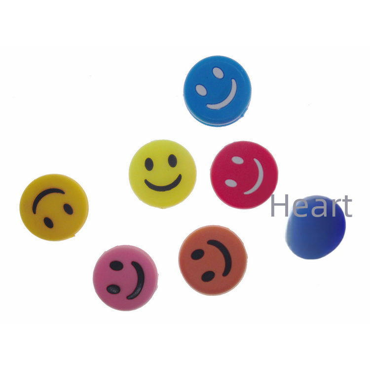 Tennis racket shock absorber silicone material smiley face tennis shock absorber squash racket shock absorber strip