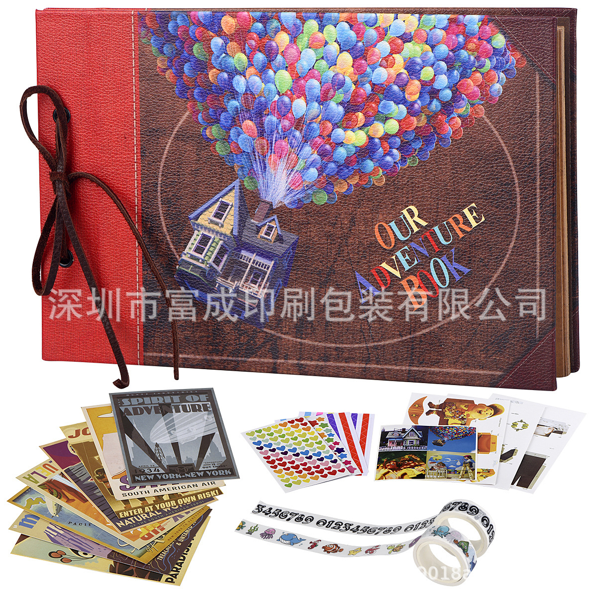 OUR Adventure DIY Photo Album Amazon Explosions Flying House Balloon House Kraft Paper Retro Handmade Tether