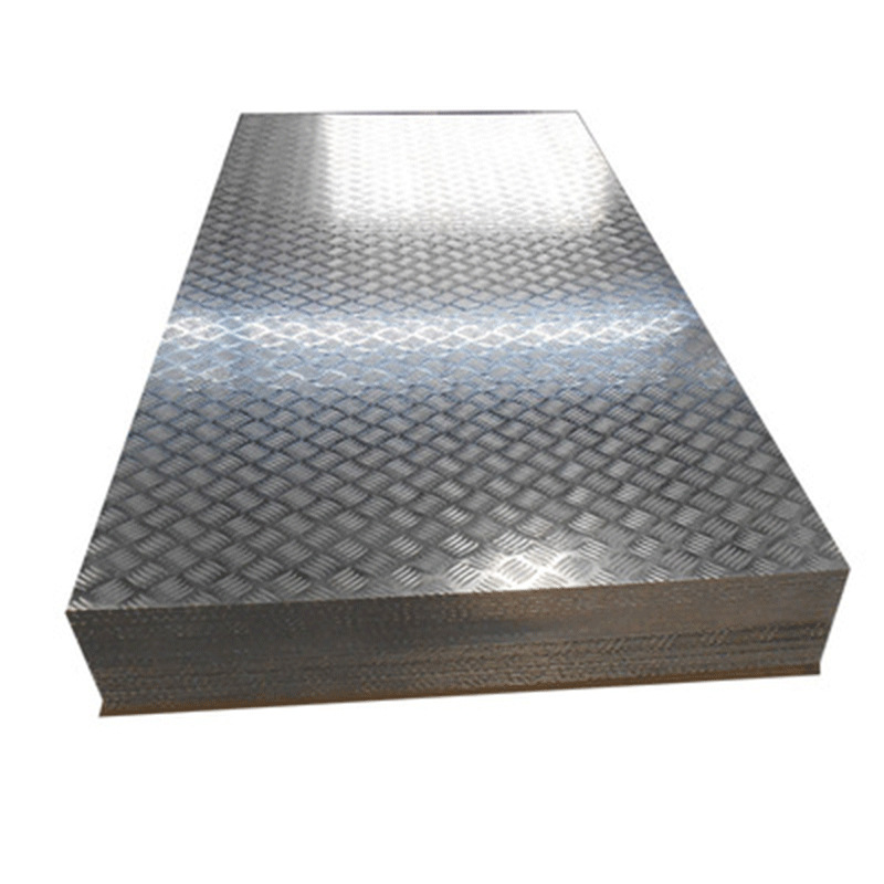 Foshan Spot Hot-Dip Galvanized Pattern Plate Stair Anti-Slip Embossed Thin Plate Processing Step Iron Steel Plate Hot-Rolled Pattern Plate
