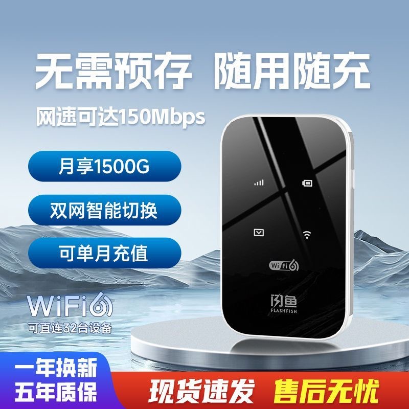 2025 New Portable Wifi Mobile Wireless Wifi6 Wireless Network Card Portable Full Network Through-Wall Router
