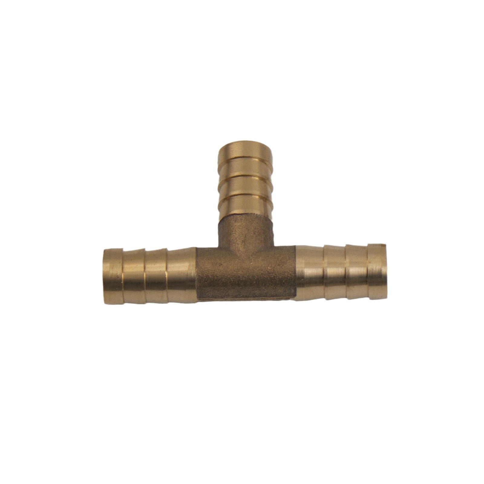 Green Connector Three-Way Brass T-Shaped Tee 6mm 8mm 10mm 12mm Hose High Pressure Heat Resistant