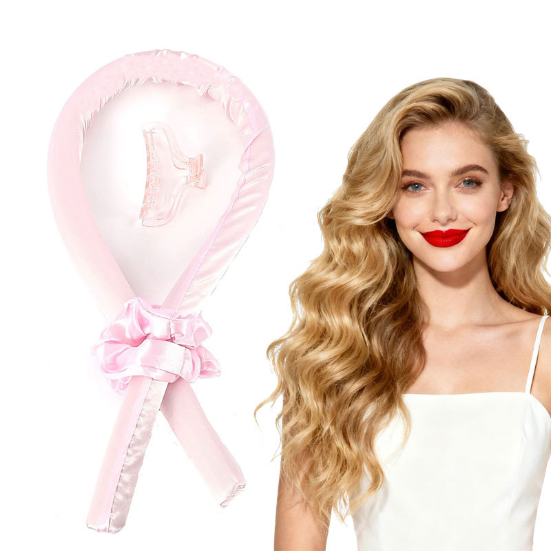 Утюг для завивки без нагрева, ленивый инструмент для женщин, удобный для сна, без повреждения волос, утюг для завивки, укладочный утюг, оптовая продажа