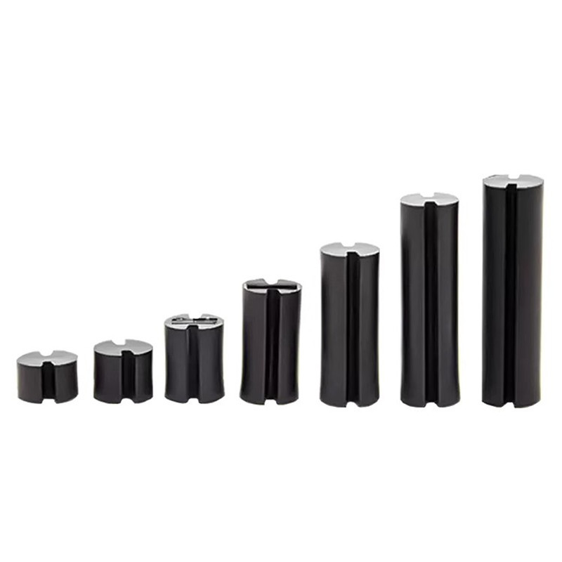 F3/F4 LED spacer Round LED double pit isolation column black nylon insulated double slot lamp post