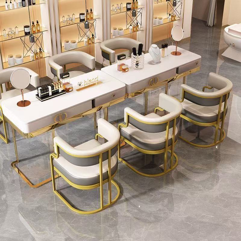 Dining Chair, Light Luxury Style, Hotel High-End Tea Chair, Sales Office Negotiation Table and Chair, Single Sofa Chair, Manicure Chair, Office Chair
