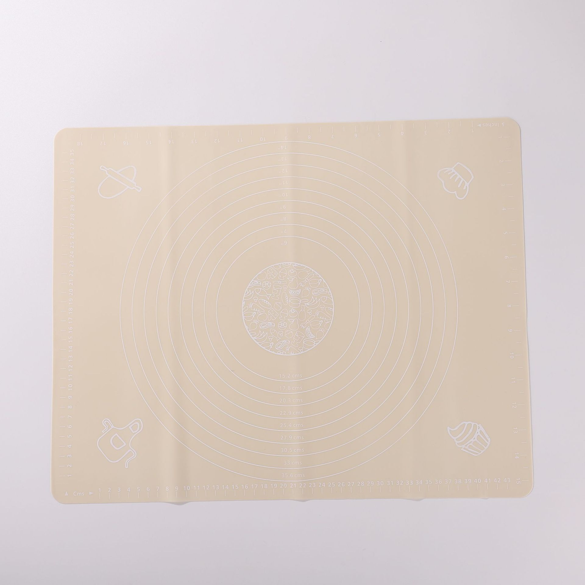 Silicone Kneading Panel Food Noodle Chopping Board Household Pasta Steamed Buns Steamed Bread Rolling Pin Dough Flour Panel