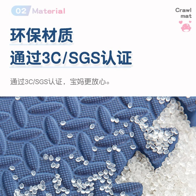 Foam Floor Mats Thickened Odorless Splicing Floor Mats Fitness Sports Mats Non-Slip Shock Absorption Children's Climbing and Crawling Mats Wholesale