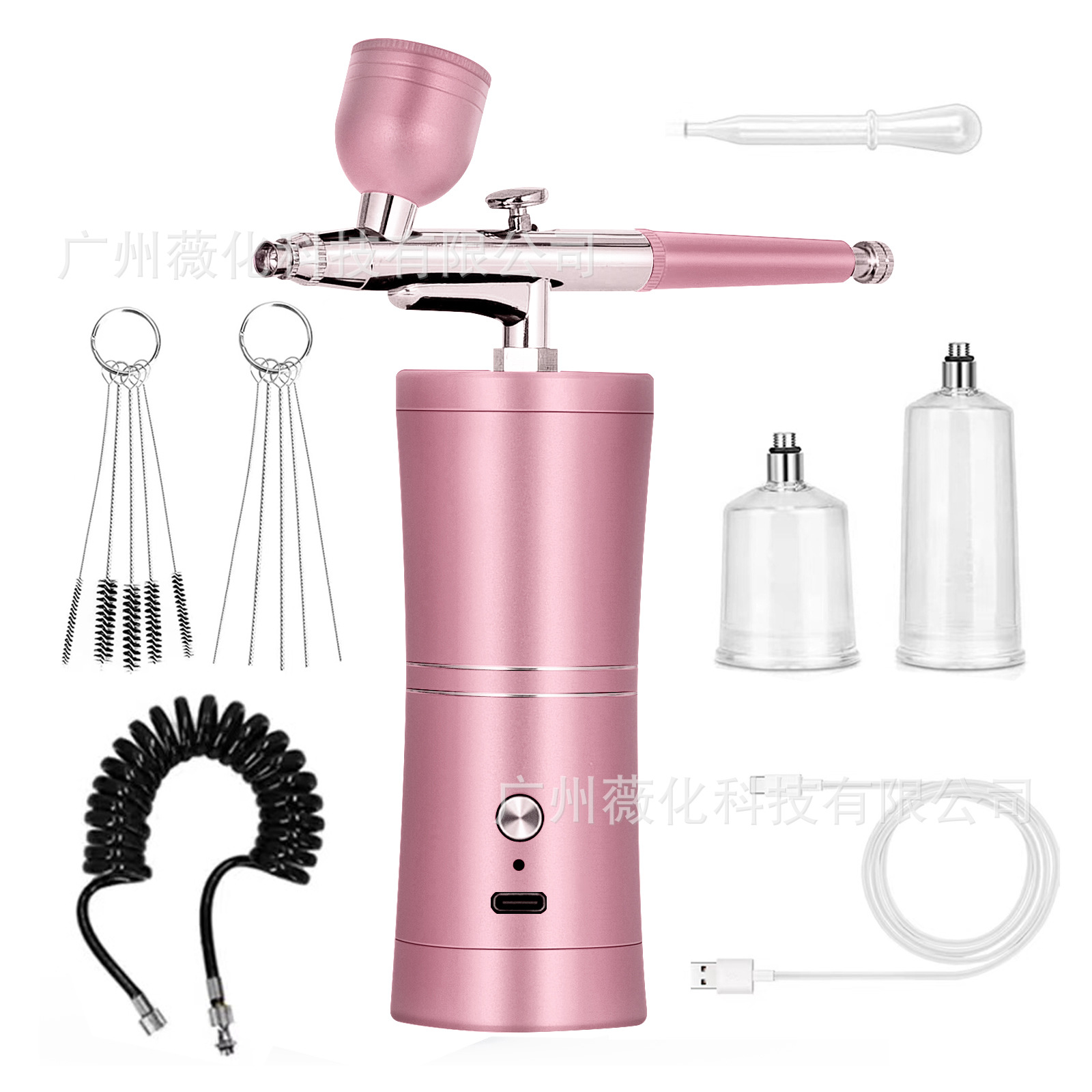 Cross-border hot-selling oxygen injector Amazon electric spray gun spray pen color beauty nail painting spray oxygen injector batch