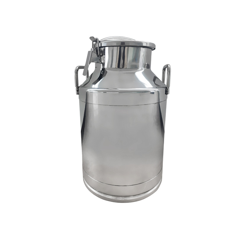 Stainless Steel Milk Barrel Stainless Steel Buckle Sealed Barrel Stainless Steel Milk Barrel 304 Sealed Can Thickeneded Transport Barrel