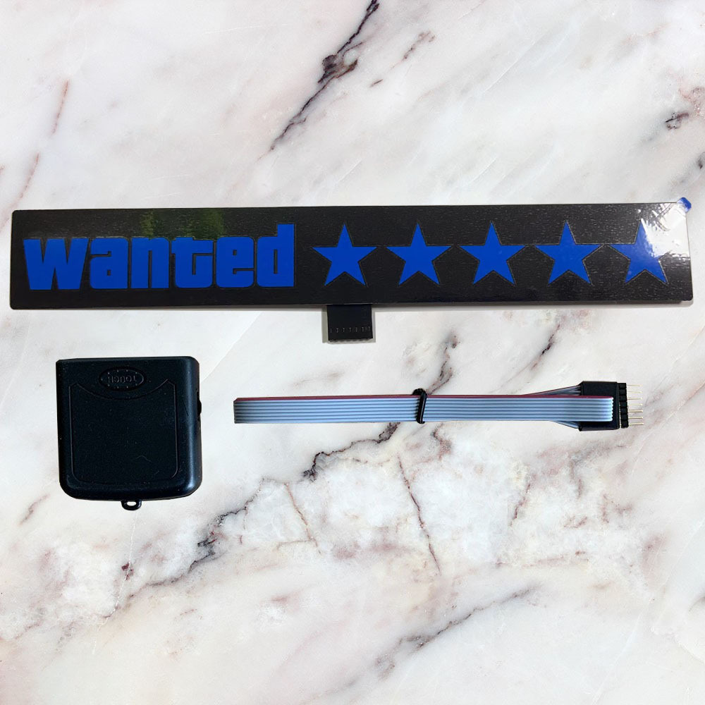 Luminous Car Stickers, Popular Export Car Stickers, Five-Star Inkjet Colorful Car Stickers, Rear Window Glass Personalized Creative Car Stickers Led